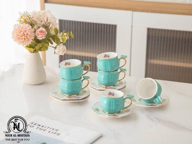 Queen Coffee Set - Turquoise