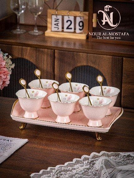 Queen 13-Piece Ice Cream Set – Pink