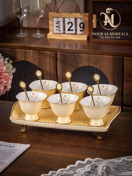 Queen 13-Piece Ice Cream Set – Cream